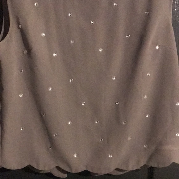 Grey Rhinestone Top - Picture 3 of 5